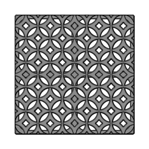 Interlaken Cast Iron Square Gully Cover 297mm (12 Inch)