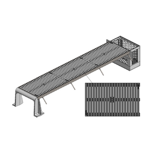 Regular Joe Curb Inlet System Cast Iron SuDS Enhancement 305mm Heel Proof Heavy Duty (12 Inch)