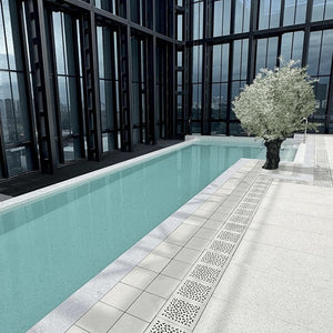 Cobble Jonite Stone Corner Pool Grate 400 x 400mm (16 x 16 Inch)