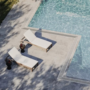 Classic Jonite Stone Corner Pool Grate 200 x 200mm (8 x 8 Inch)