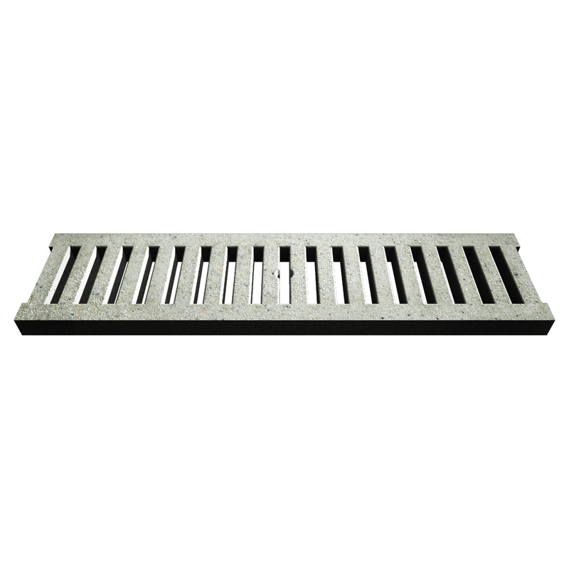 Square Slots Jonite Stone Channel Drain Grate 125 x 500mm (5 Inch)