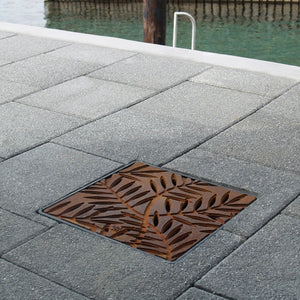 Locust Cast Iron Square Gully Cover 297mm (12 Inch)