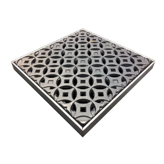 Interlaken Cast Iron Square Gully Cover 297mm (12 Inch)