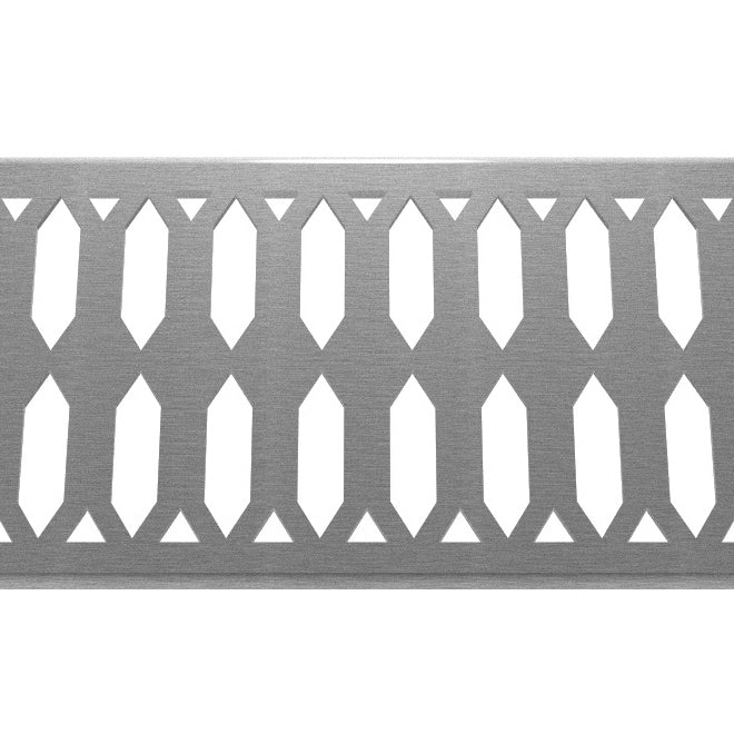 Crystal 304 Stainless Steel Channel Drain Grate 125 x 1000mm (5 Inch)