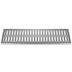 Diamond 304 Stainless Steel Channel Drain Grate 125 x 1000mm (5 Inch)