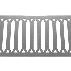 Hexagon 304 Stainless Steel Channel Drain Grate 125 x 1000mm (5 Inch)