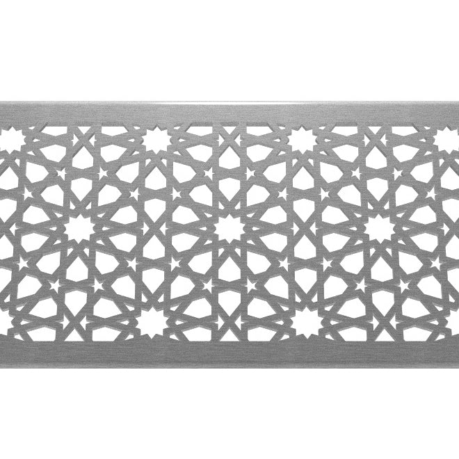 Morisco 304 Stainless Steel Channel Drain Grate 125 x 1000mm (5 Inch)