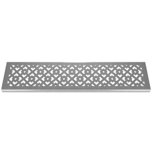 Oblique 304 Stainless Steel Channel Drain Grate 75 x 913mm (3 Inch)