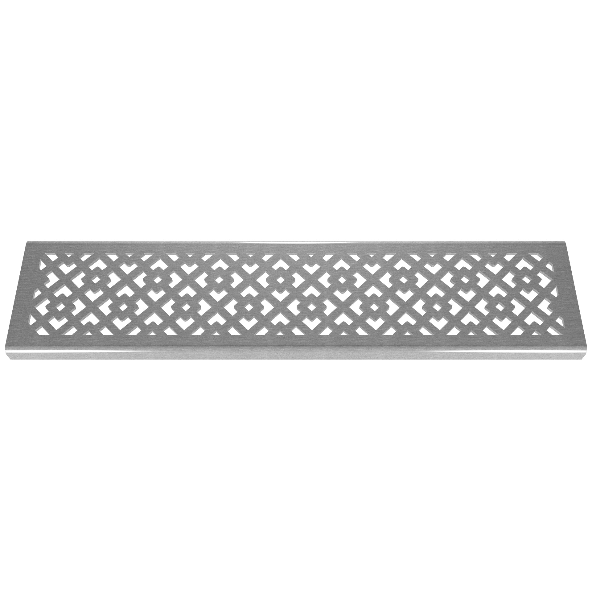 Oblique 304 Stainless Steel Channel Drain Grate 75 x 913mm (3 Inch)