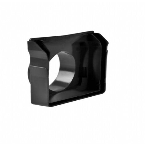 Threshold Slim+ Drain Outlet End Cap Ø75mm (105 x 50mm Shallow)