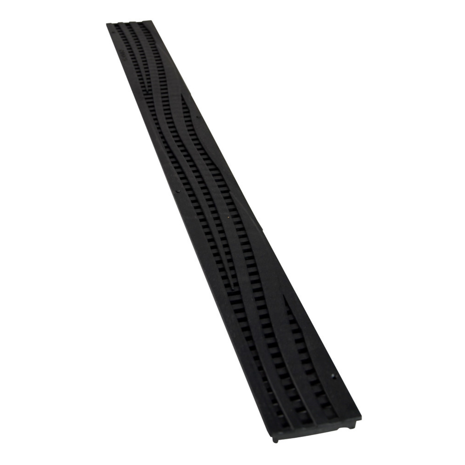 Wave Plastic Mini Channel Grate 75 x 915mm - Black (3 Inch)